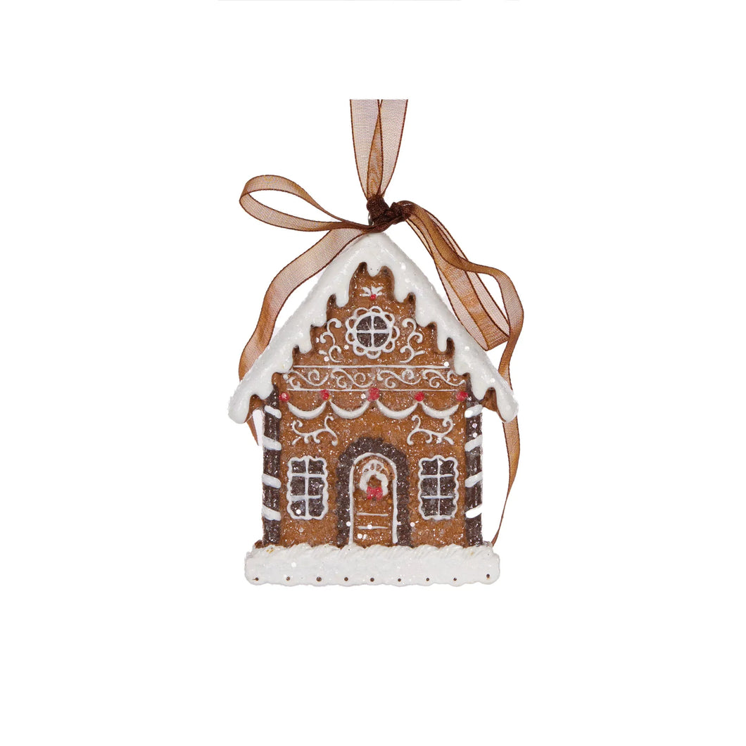 Piped Gingerbread House Hanging