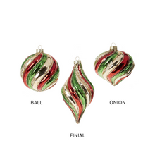 Load image into Gallery viewer, Multicolour Swirl Ornament Pack of 9
