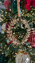 Load image into Gallery viewer, Gold Laurel Leaf Hanging Ornament
