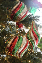 Load image into Gallery viewer, Multicolour Swirl Ornament Pack of 9
