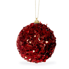 Load image into Gallery viewer, Red Confetti Bauble
