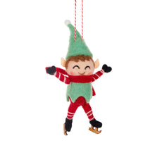 Load image into Gallery viewer, Wool Elf On Skates
