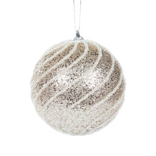 Load image into Gallery viewer, Champagne Swirl Bauble

