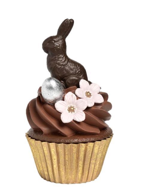 Chocolate Bunny Cupcake