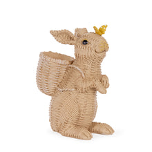 Load image into Gallery viewer, Woven Bunny Carrying Planter
